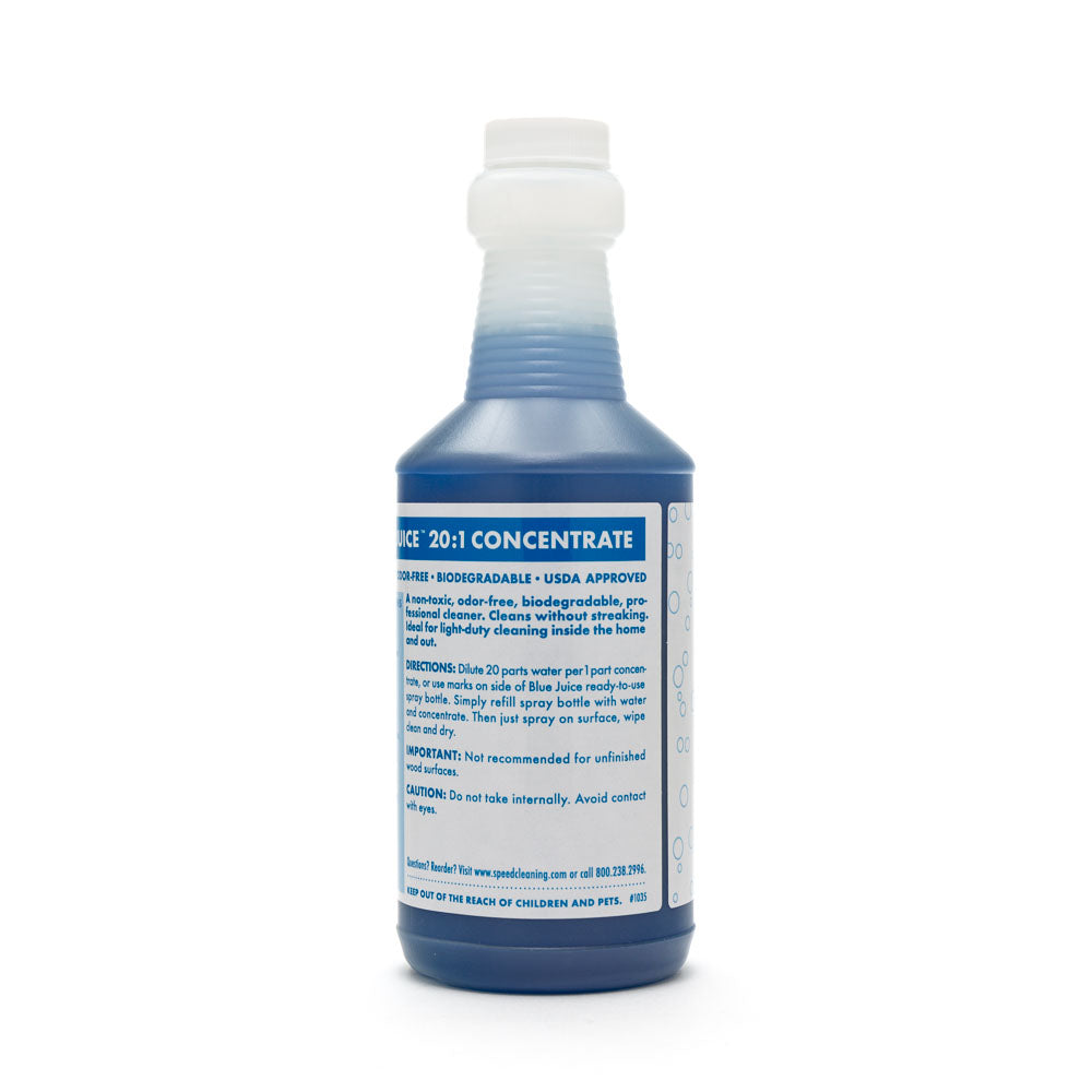 Blue Juice - Non Toxic Glass Cleaner | Polished Metals | Screens