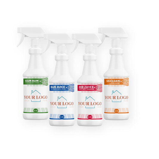 Custom Branded Bottle Labels | Personalize Your Cleaning Products