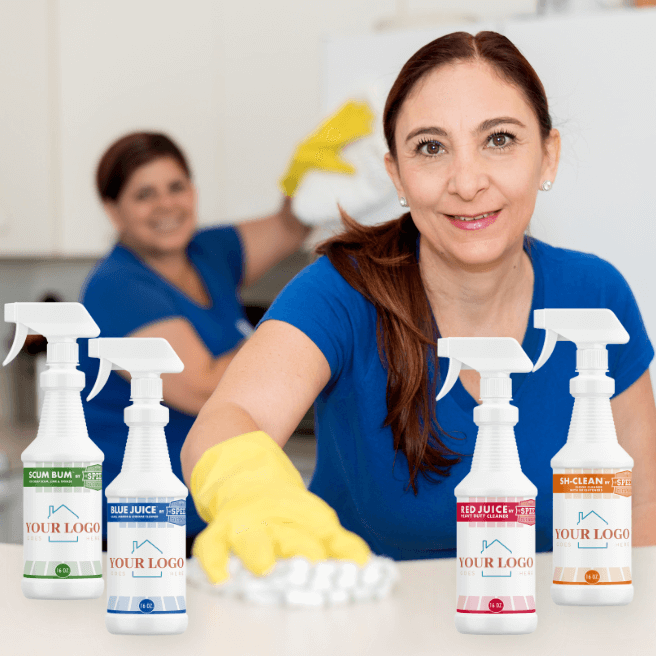 Custom Branded Bottle Labels | Personalize Your Cleaning Products