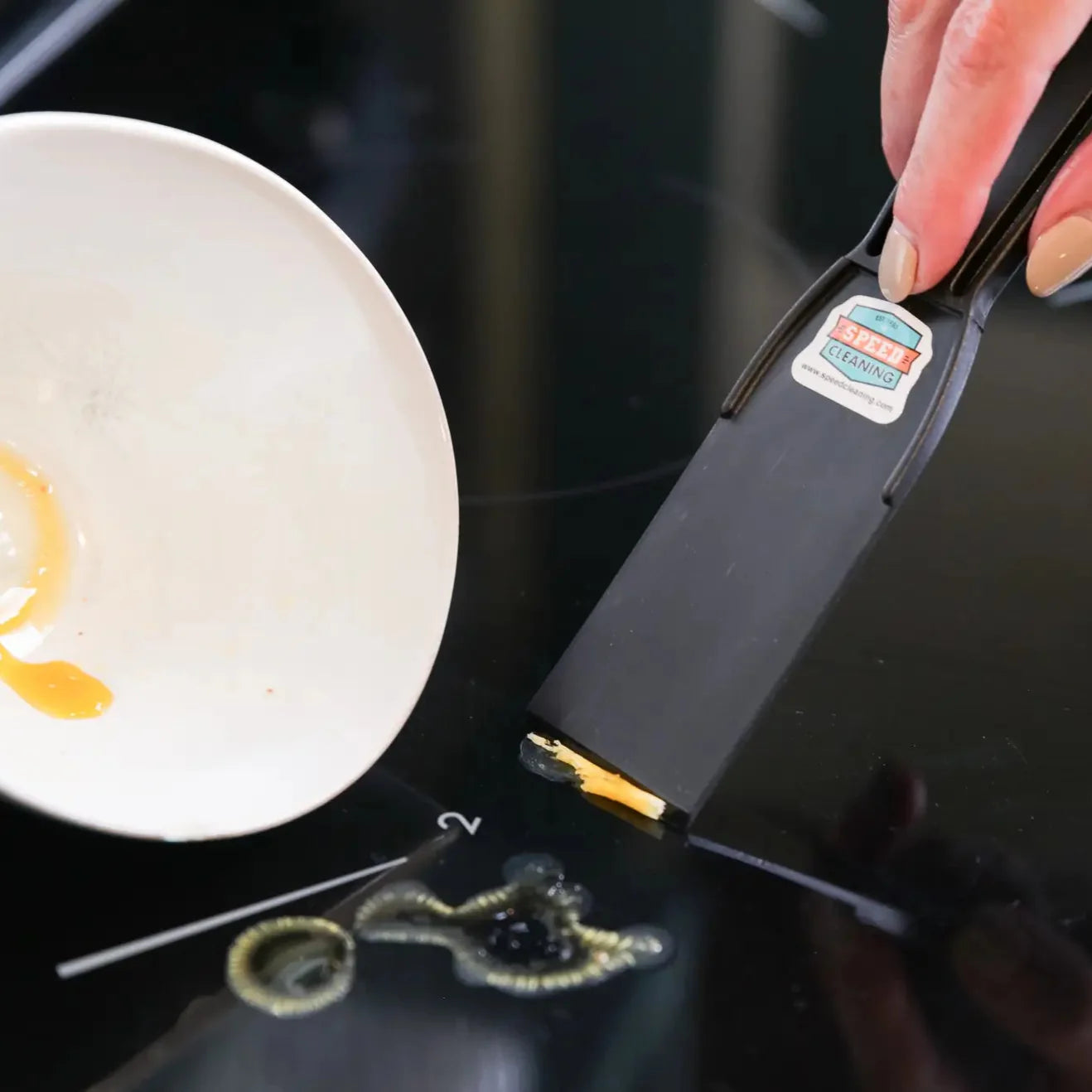 Plastic Scraper Cleaning Tool | Safe for Surfaces, Won't Scratch or Harm
