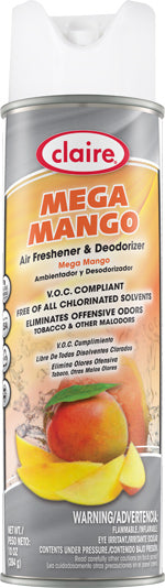 Mega Mango Dry Air Freshener (12-10 oz Cans Per Case)