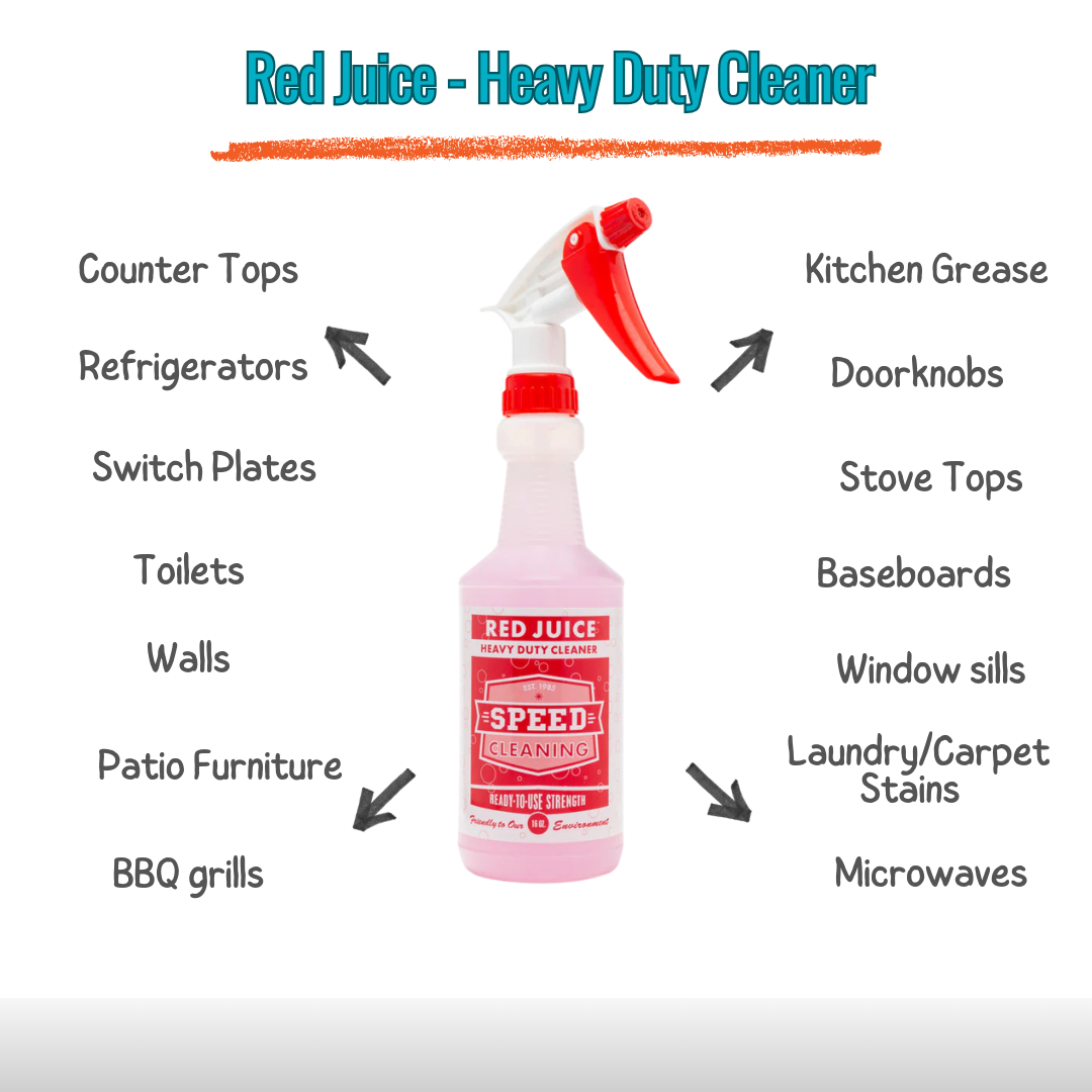Red Juice | Heavy-Duty Non-Toxic Cleaner & Degreaser