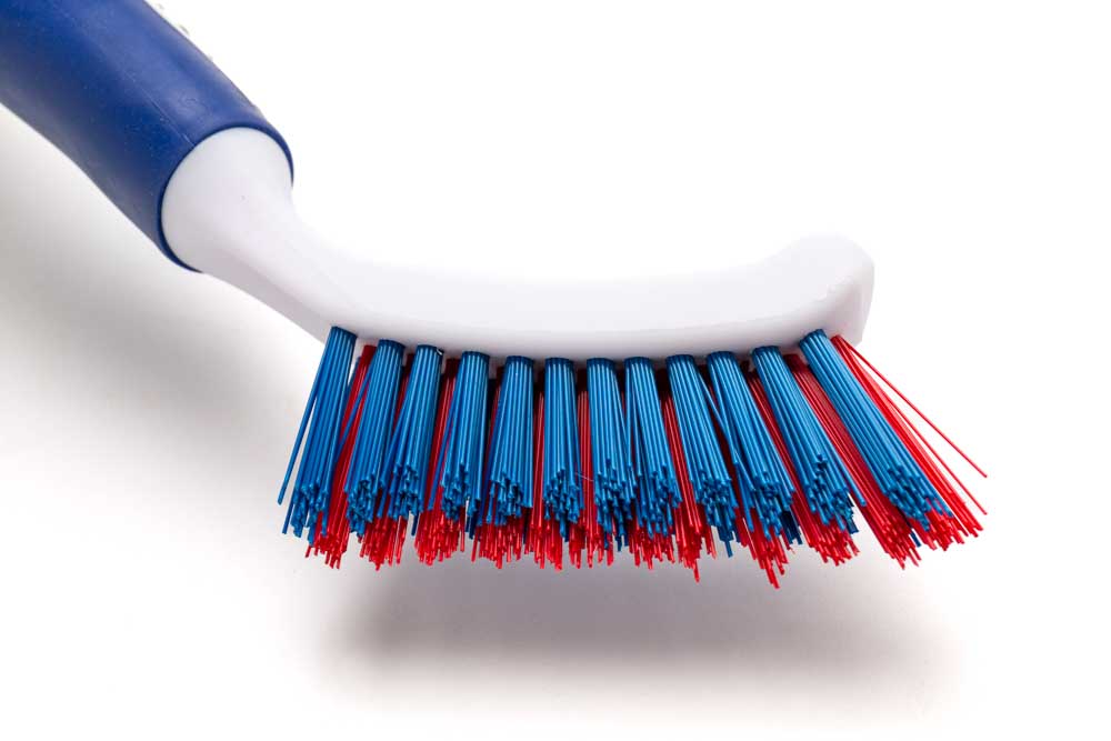 Mini Grout Brush for Hard Scrubbing on Tile, Grout & Floors