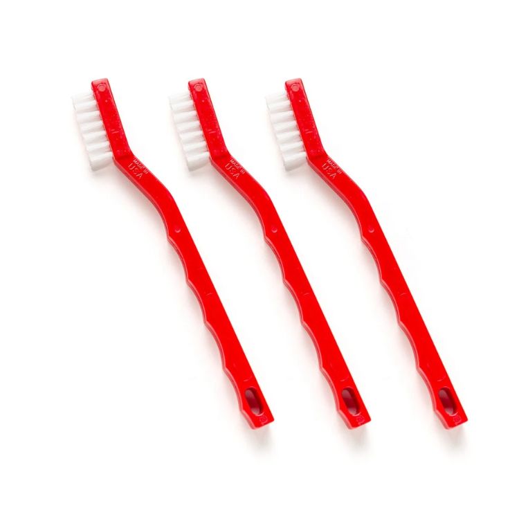 Cleaning Toothbrush - 3 pack red